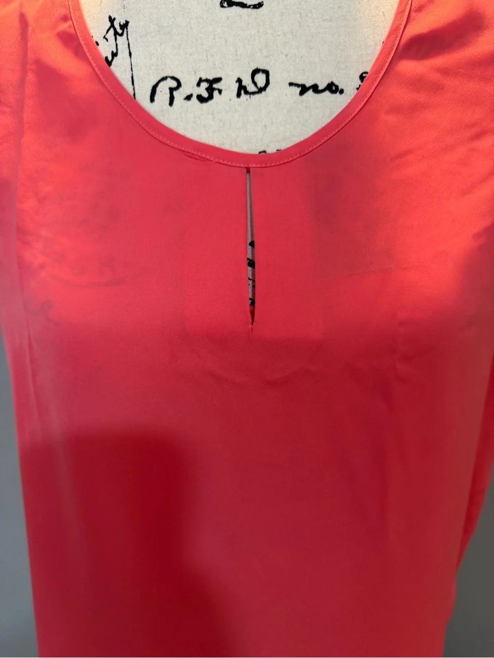 CATO CORAL SLEEVELESS KEYHOLE CAMISOLE SZ XL